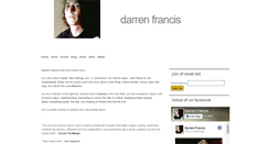 Desktop Screenshot of darrenfrancis.co.uk