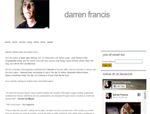 Tablet Screenshot of darrenfrancis.co.uk